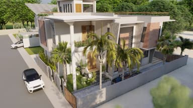 The Patel Mansion side view