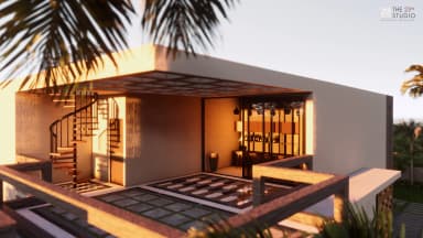 The Vertic House side angle
