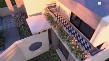 The Vertic House side angle