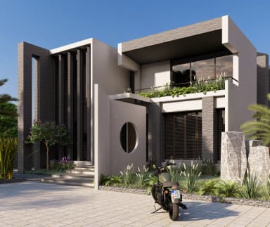 The Vertic House exterior view