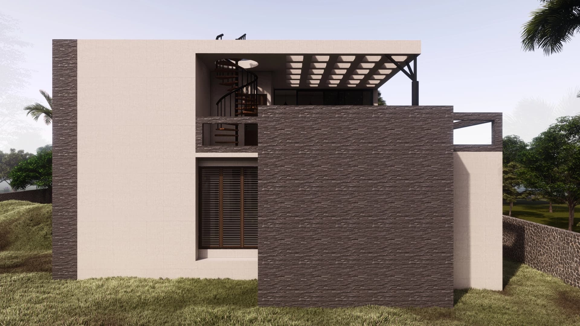 The Vertic House exterior view