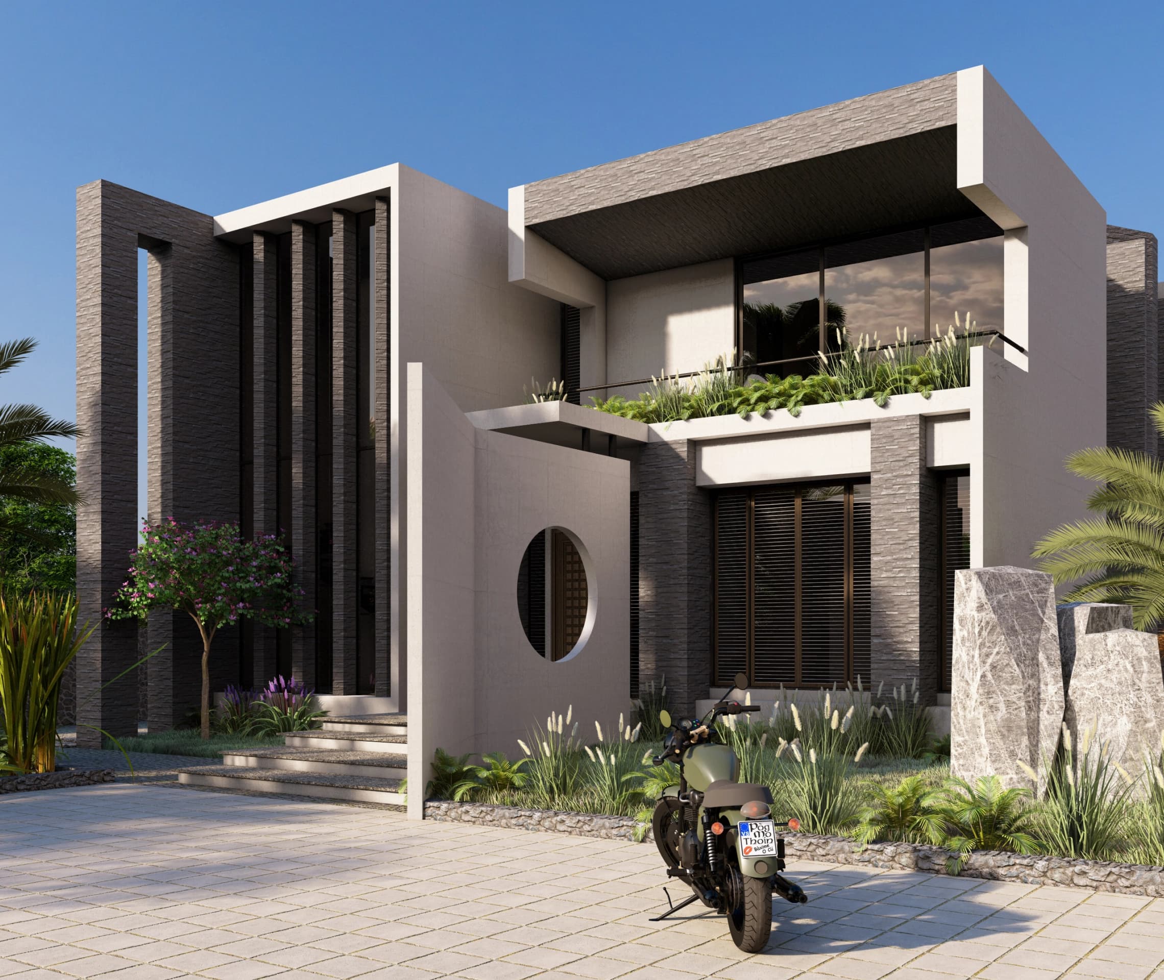 The Vertic House exterior view